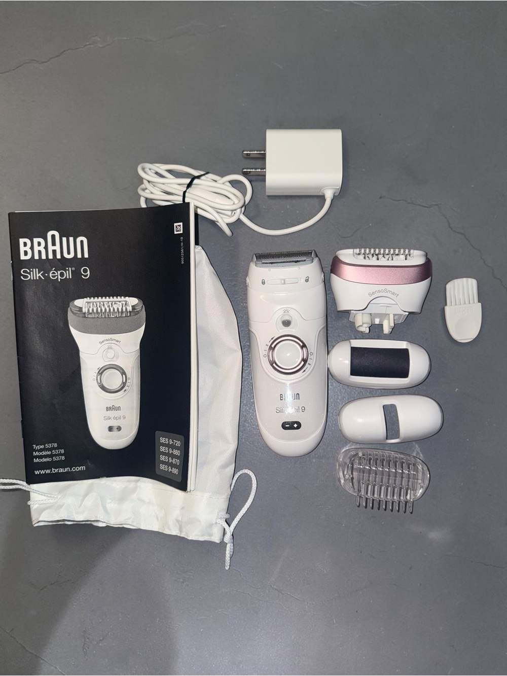 Braun Silk-epil 9 Pivoting Head, Wet and Dry Epilator, Includes Shaver Head Read